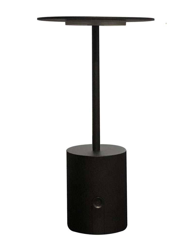 Sort Space LED lampe - genopladelig