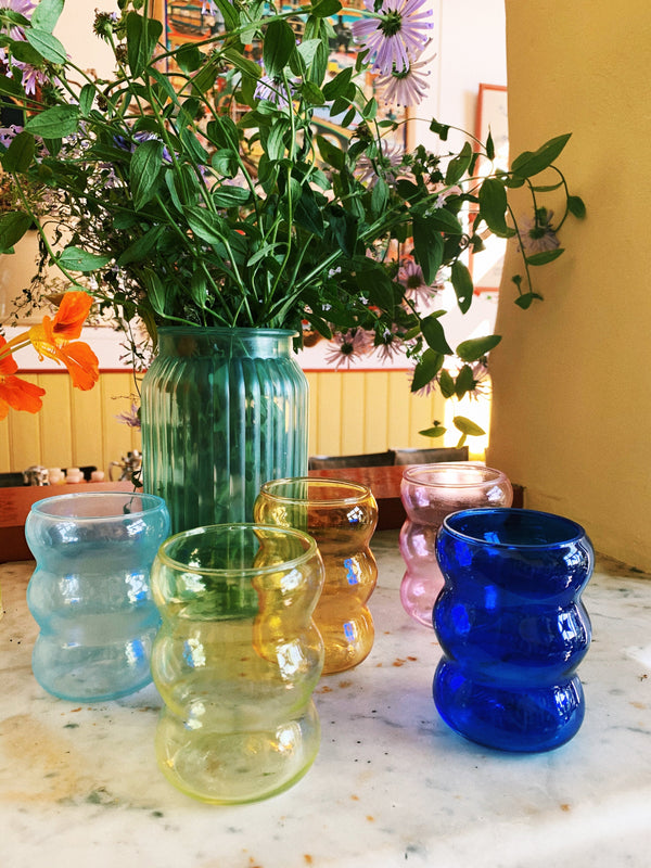 Bubble vandglas/vase - Fiesta pink - FEW Design