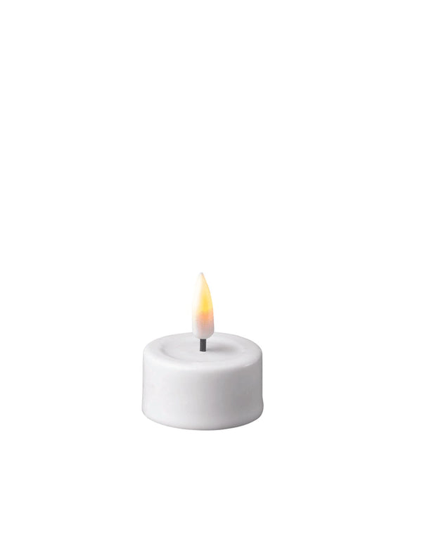 Hvide LED fyrfadslys - sæt af 2 stk. - FEW Design